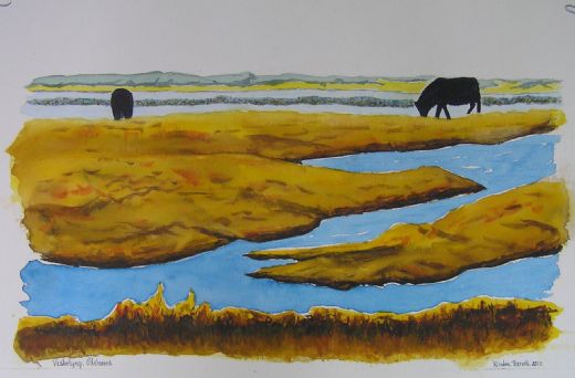 Korevlerne, Odsherred  2010  38cm x 25cm