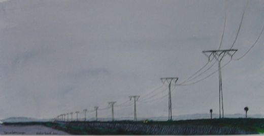 Rømødæmningen  2010  34cm x 17cm