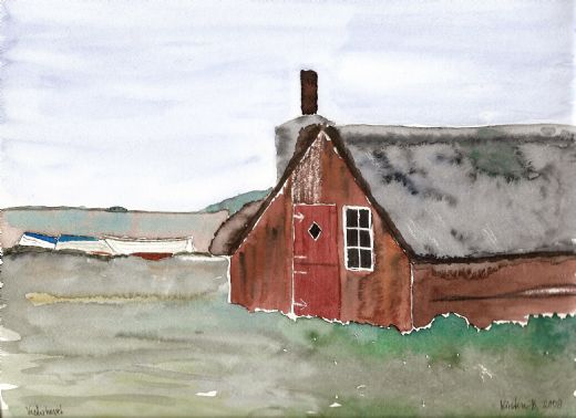 Vesterhavshytte  2008   28cm x 22cm