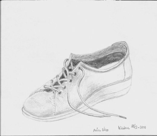 Min sko - 2000  16cm x 12cm