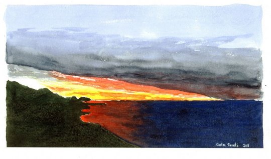 Aftenstemning I  2011 29cm x 16cm
