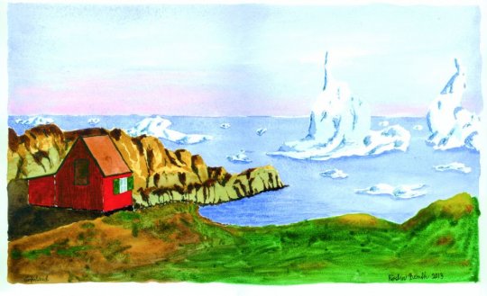 Grønland II  2013  41cm x 24cm