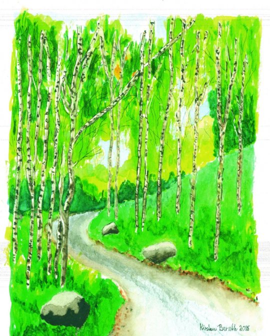 Birkeskov  2015  17cm x 20cm